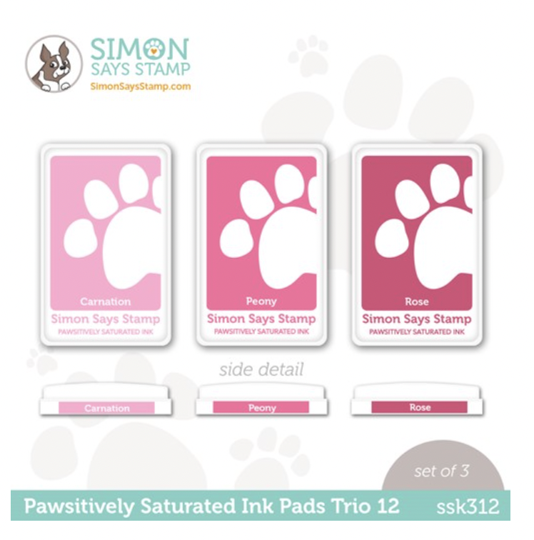 Simon Says Stamp, Pawsitively Saturated Ink Trio 12