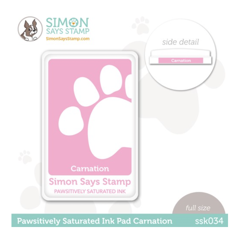Simon Says Stamp, Pawsitively Saturated Ink Pad Carnation