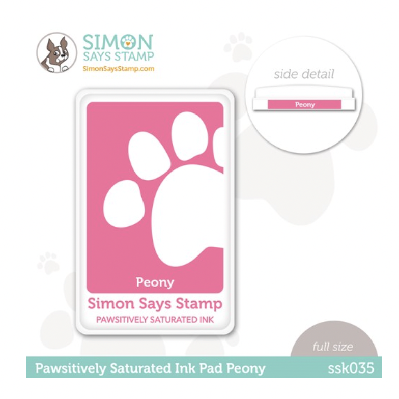 Simon Says Stamp, Pawsitively Saturated Ink Pad Peony