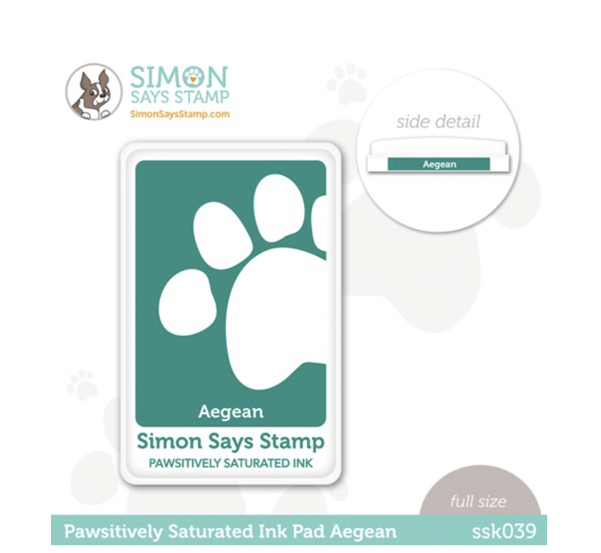 Simon Says Stamp, Pawsitively Saturated Ink Pad Aegean