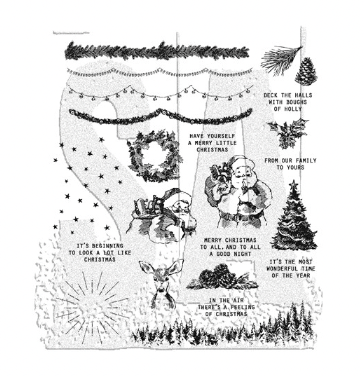 Tim Holtz/Stampers Anonymous, Darling Christmas