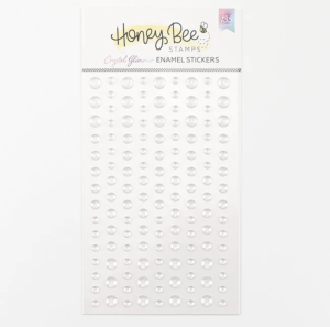 Honey Bee Stamps, Crystal Glimmer Enamel Stickers