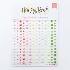 Honey Bee Stamps, Happy Hearts Pearl Stickers