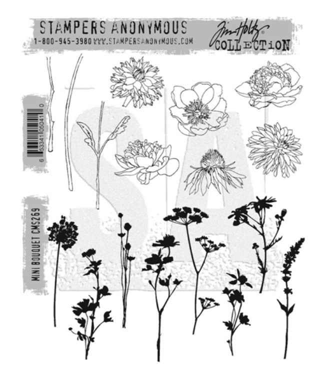 Tim Holtz/Stampers Anonymous, Mini Bouquet