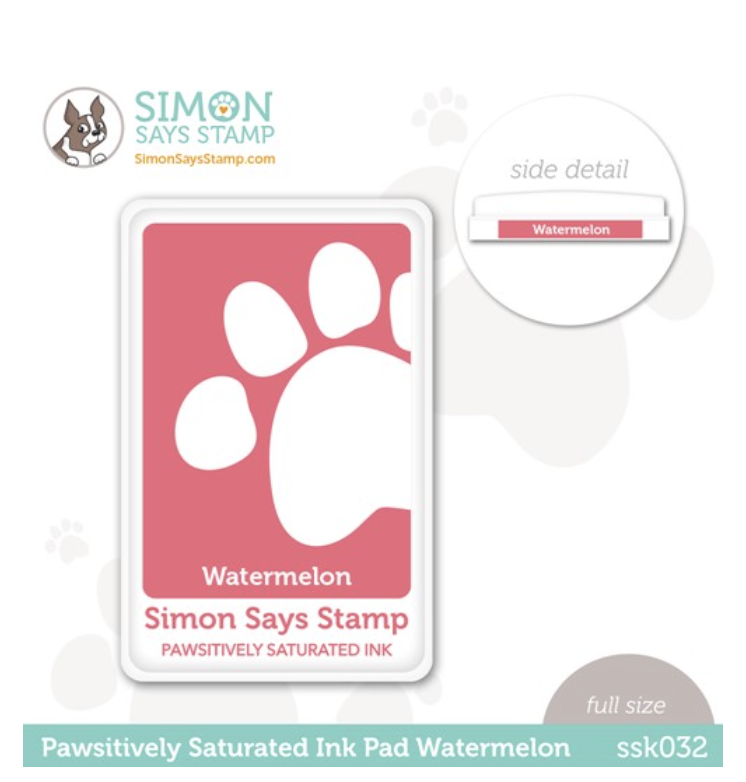 Simon Says Stamp, Pawsitively Saturated Ink Pad Watermelon