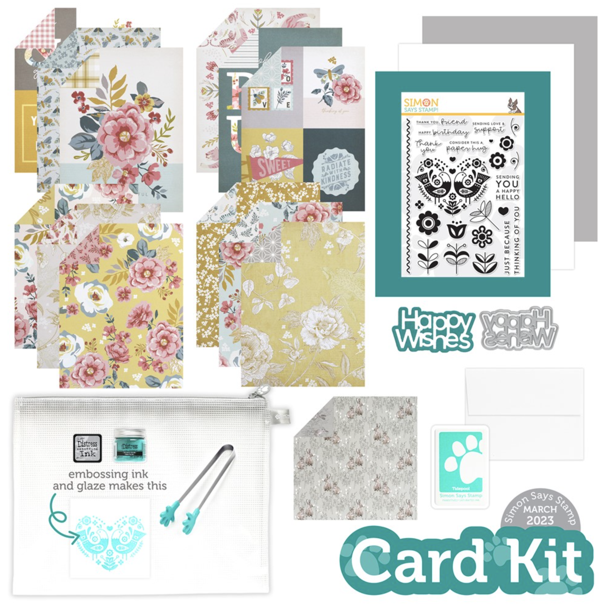 Simon Says Stamp, March 2023 Card Kit