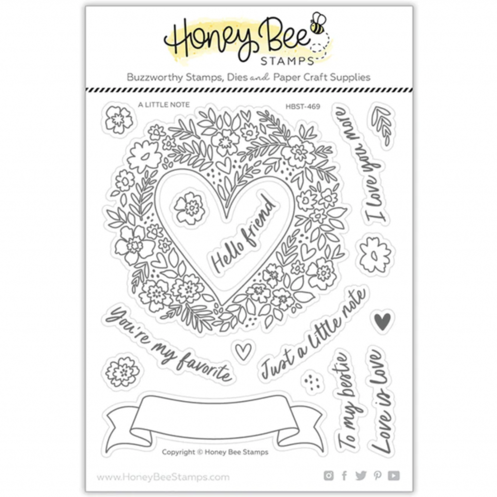 Honey Bee Stamps, A Little Note