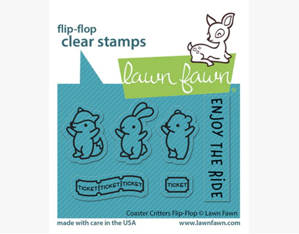 Lawn Fawn, Coaster Critters Flip-Flop