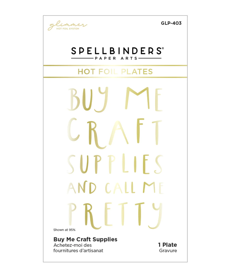 Spellbinders, Buy Me Craft Supplies Glimmer Hot Foil Plate