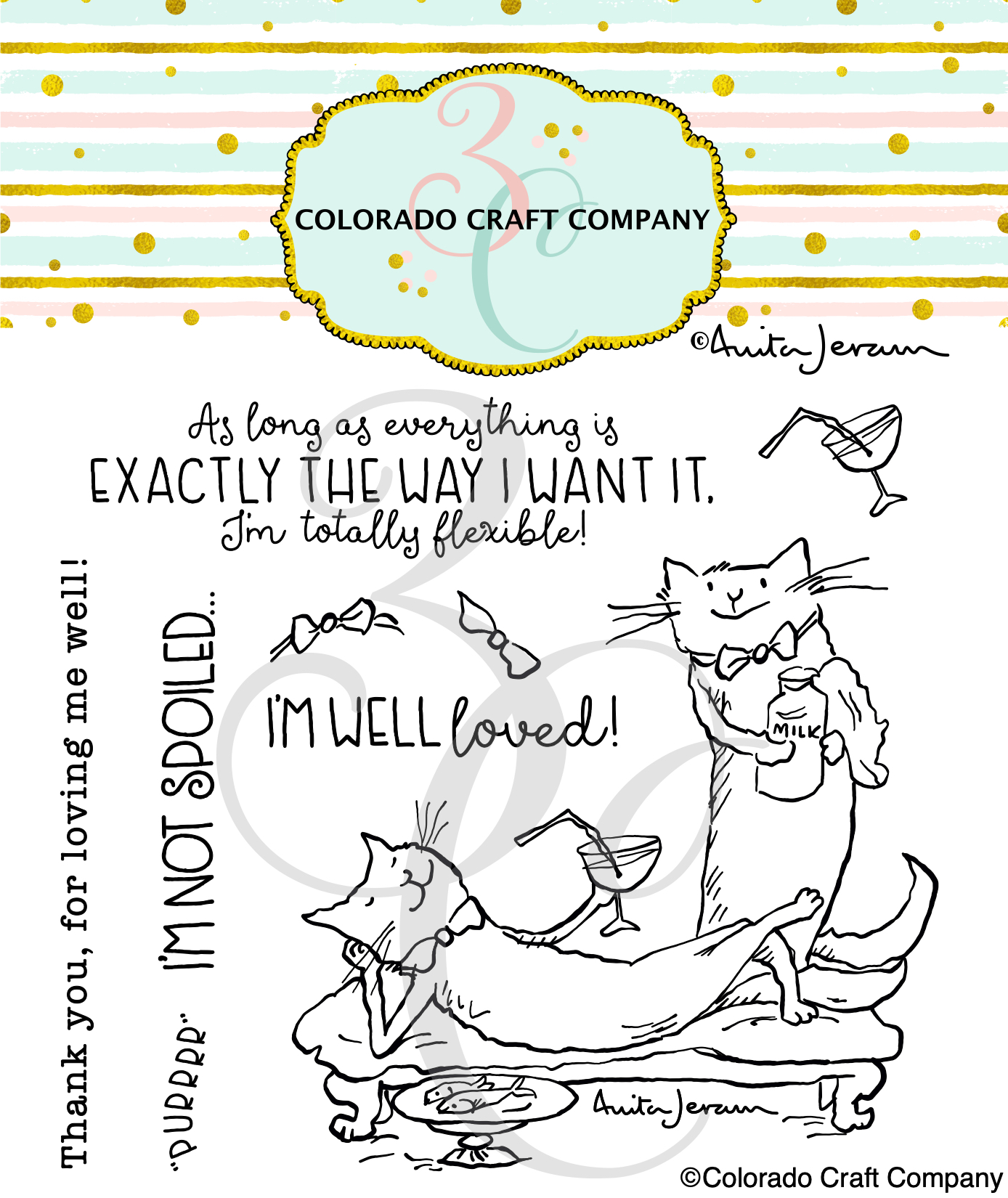 Colorado Craft Company/Anita Jeram-Spoiled Cats