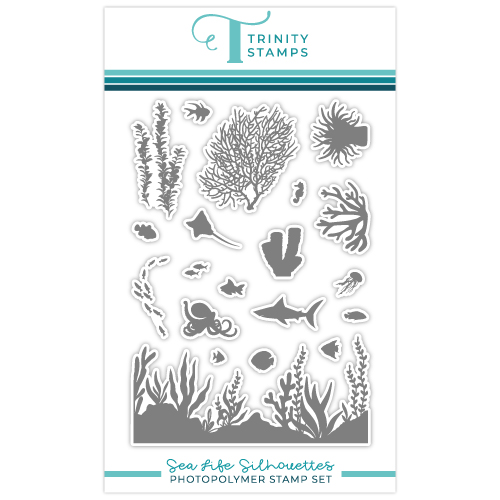 Trinity Stamps, Sea Life Silhouettes