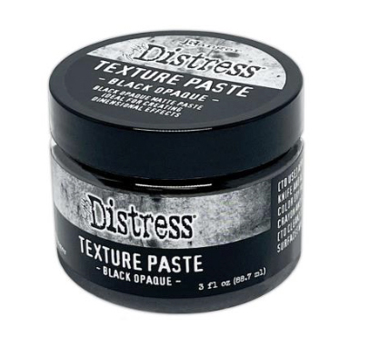 Distress Texture Paste, Black Opaque