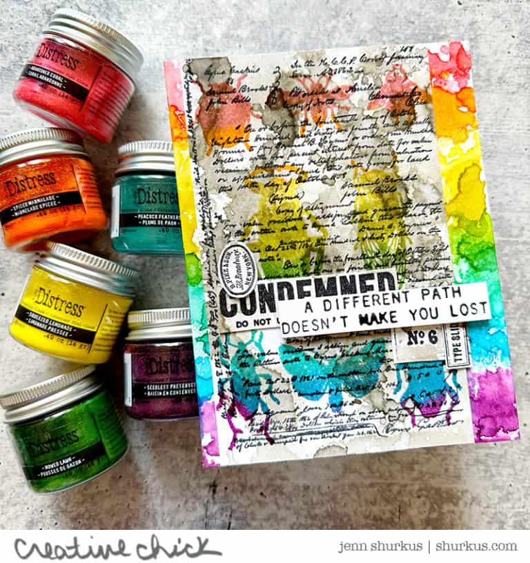 NEW Distress Embossing Glaze Colors! {creative chick}