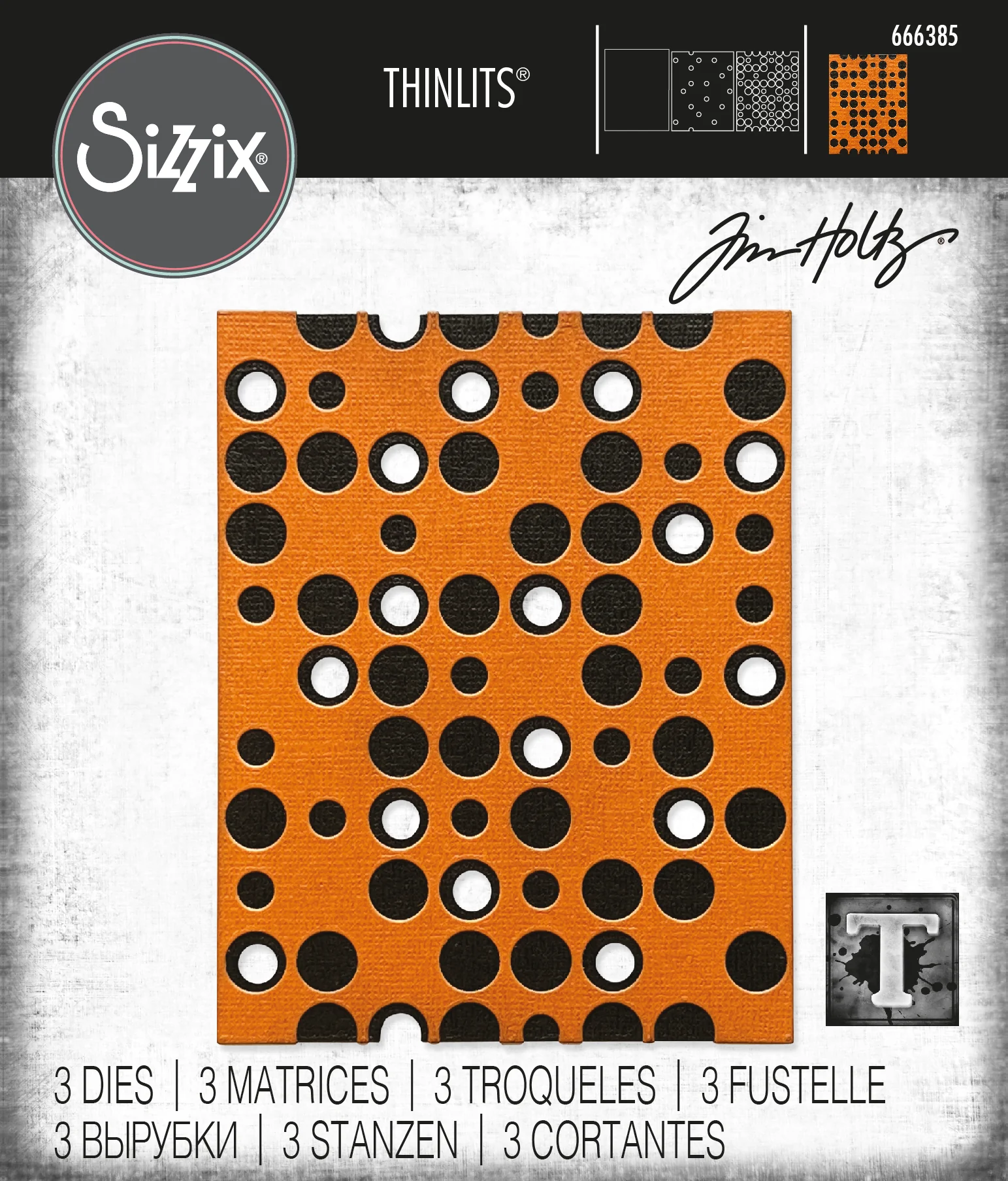 Tim Holtz/Sizzix, Layered Dots