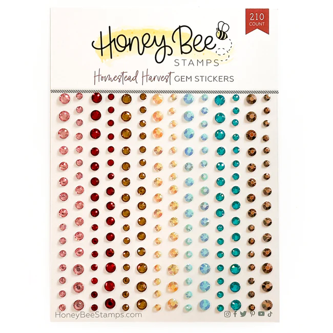 Honey Bee Stamps, Homestead Harvest Gem Stickers