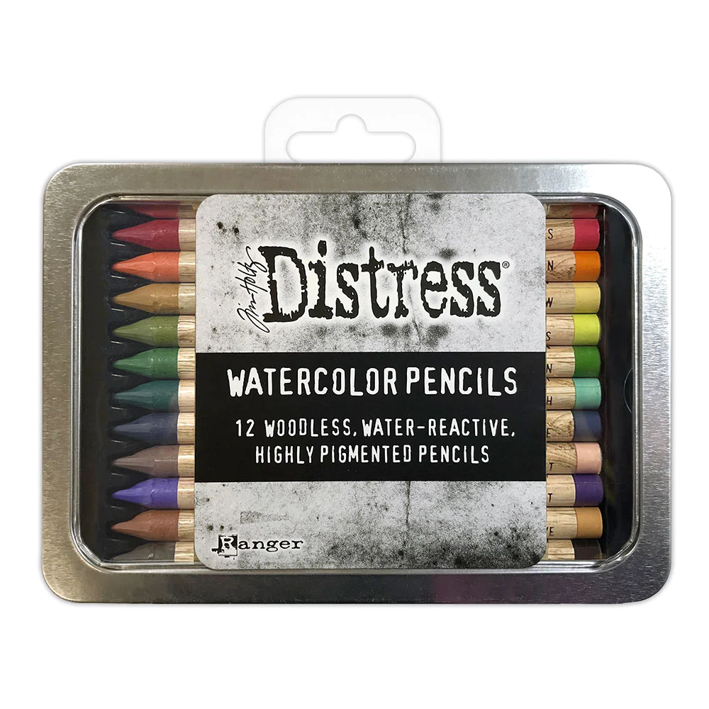 Distress Watercolor Pencils, set 4