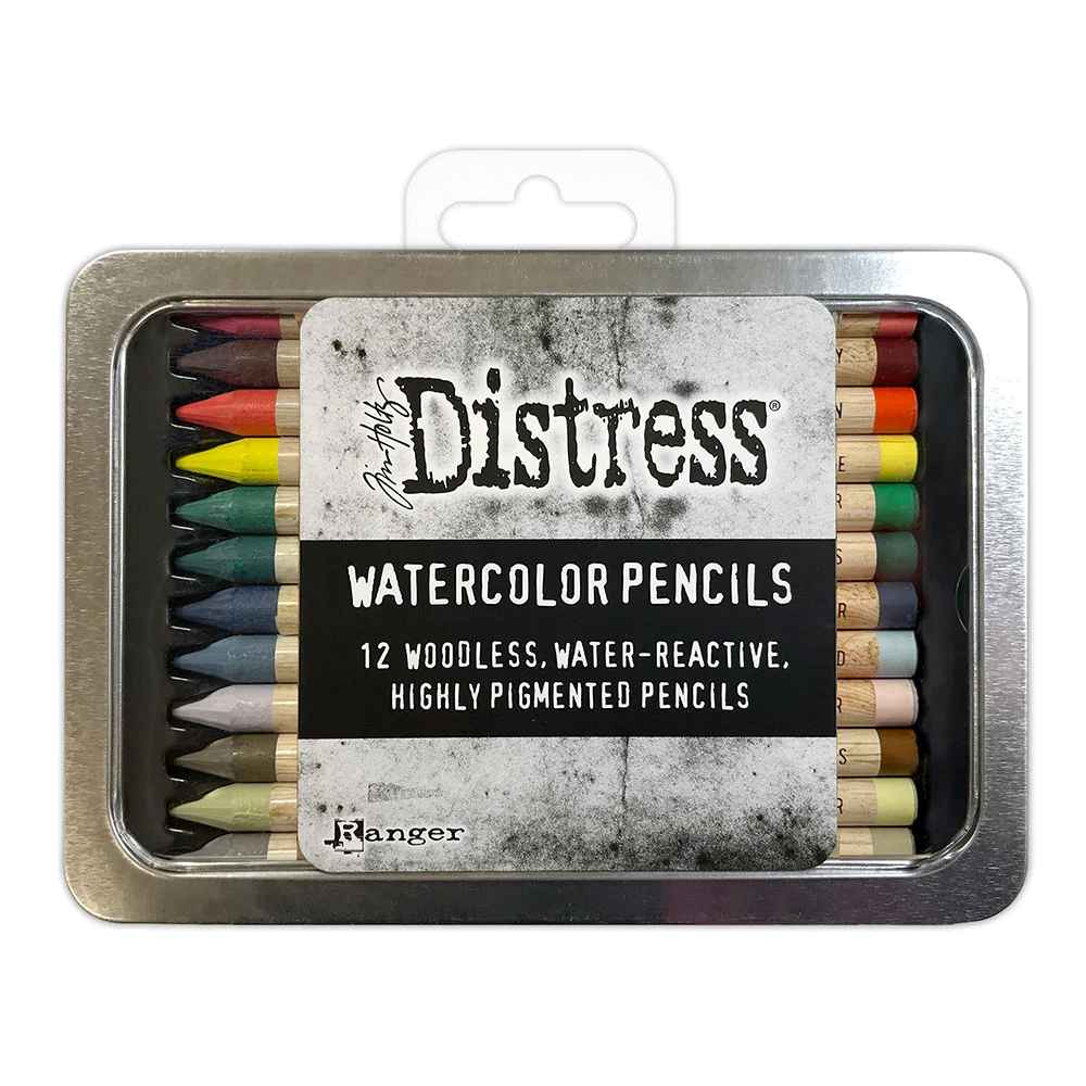 Distress Watercolor Pencils, set 5