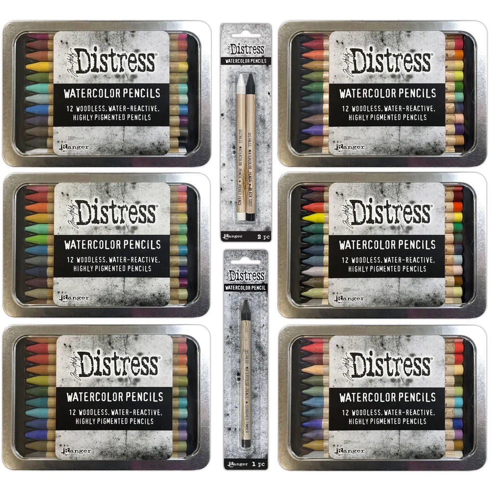 Distress Watercolor Pencil Full Set Bundle