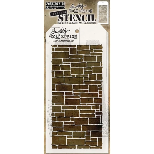 Tim Holtz/Stampers Anonymous, Slate Stencil THS085
