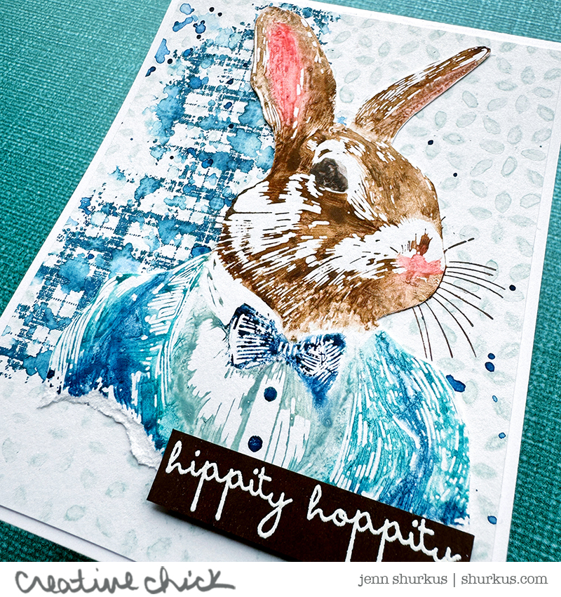 Tim Holtz/Stampers Anonymous: Mr. Rabbit {creative chick}