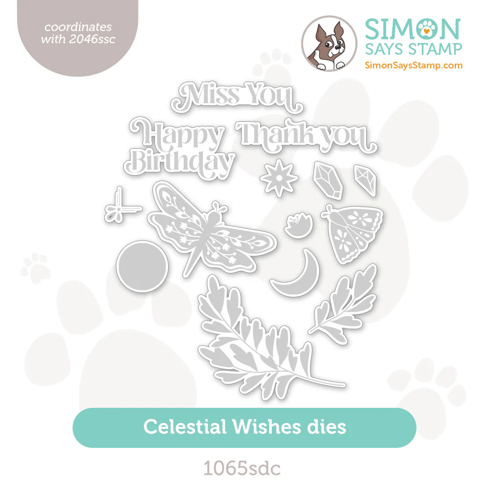 Simon Says Stamp, Celestial Wishes Coordinating Dies