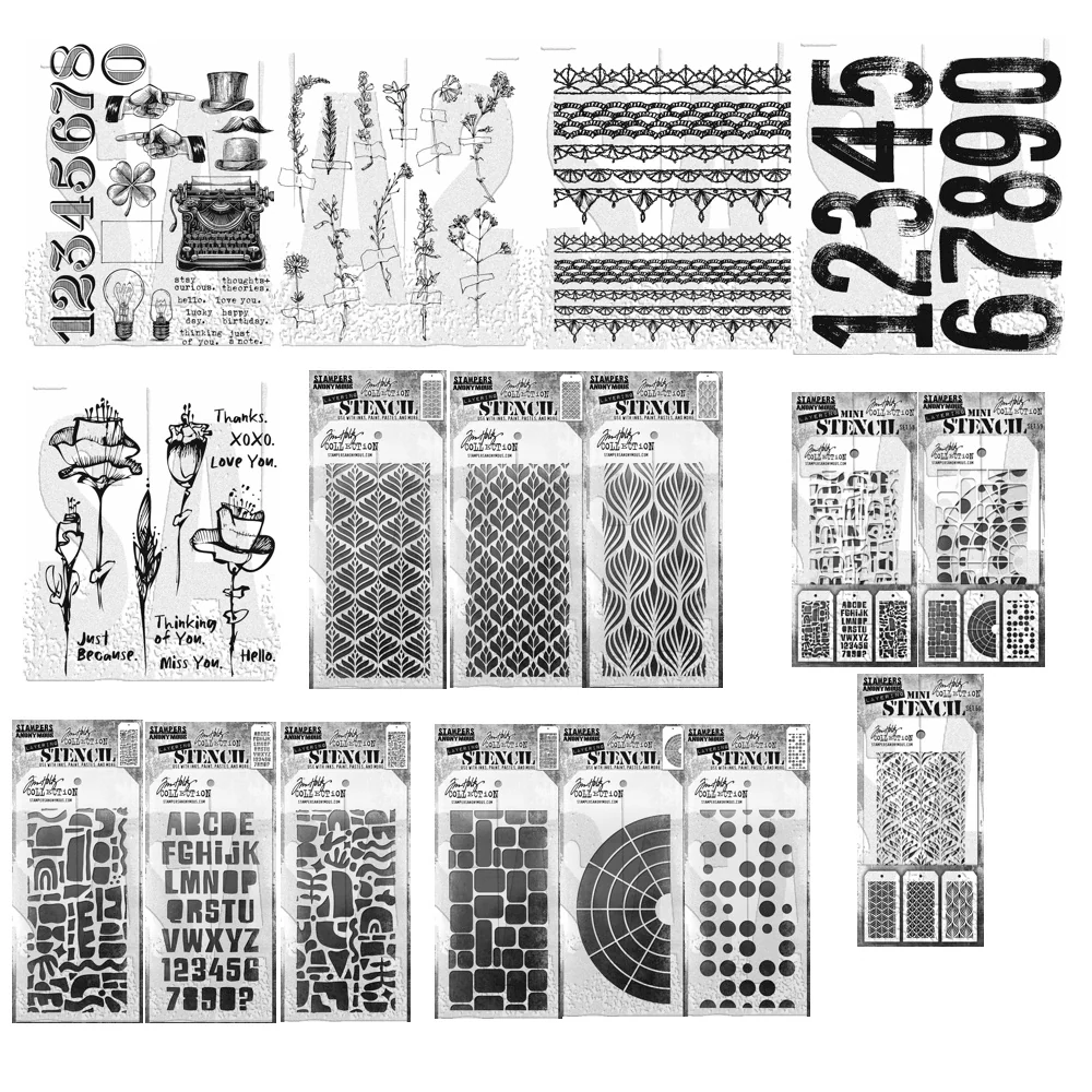 Tim Holtz/Stampers Anonymous, April 2024 release bundle