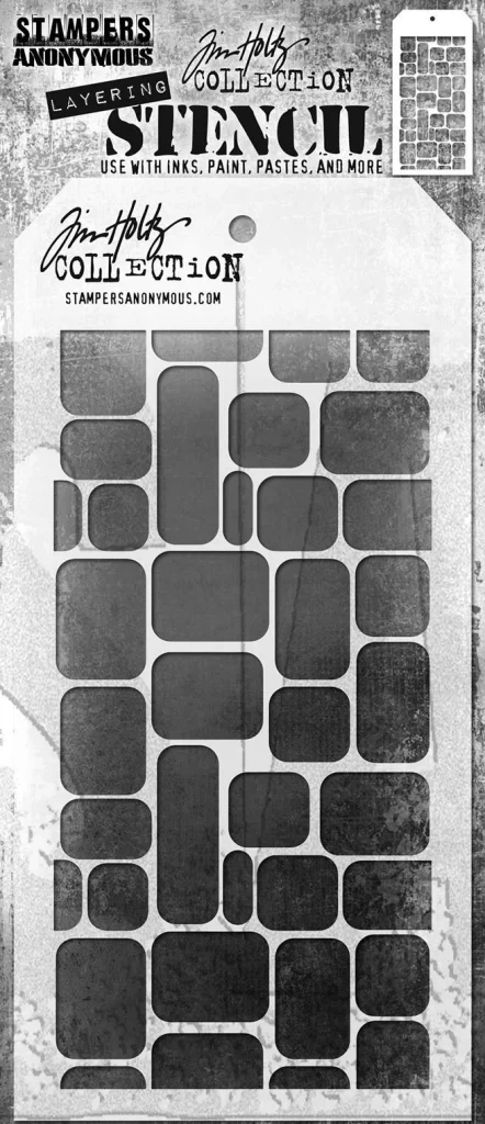 Tim Holtz/Stampers Anonymous, Labels Layering Stencil