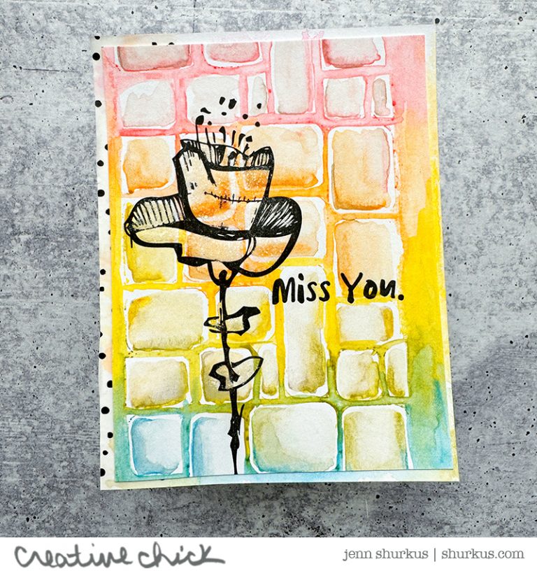 Miss you, Tim Holtz/Stampers Anonymous {creative chick}