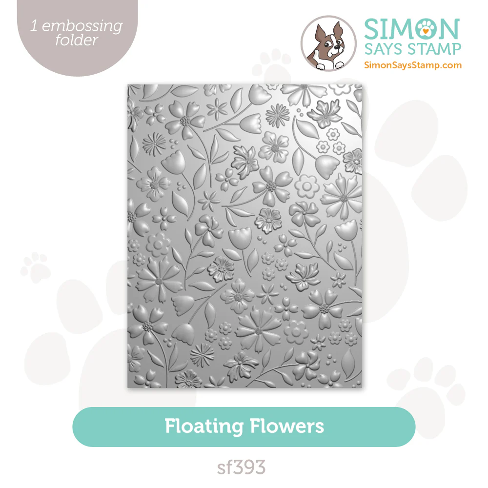 Simon Say Stamp, Floating Flowers Embossing Folder
