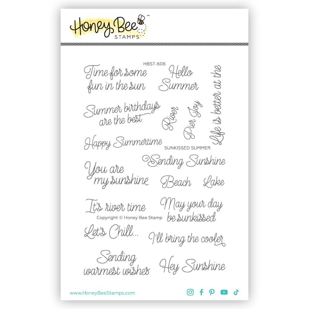 Honey Bee Stamps, Sunkissed Summer Stamp Set