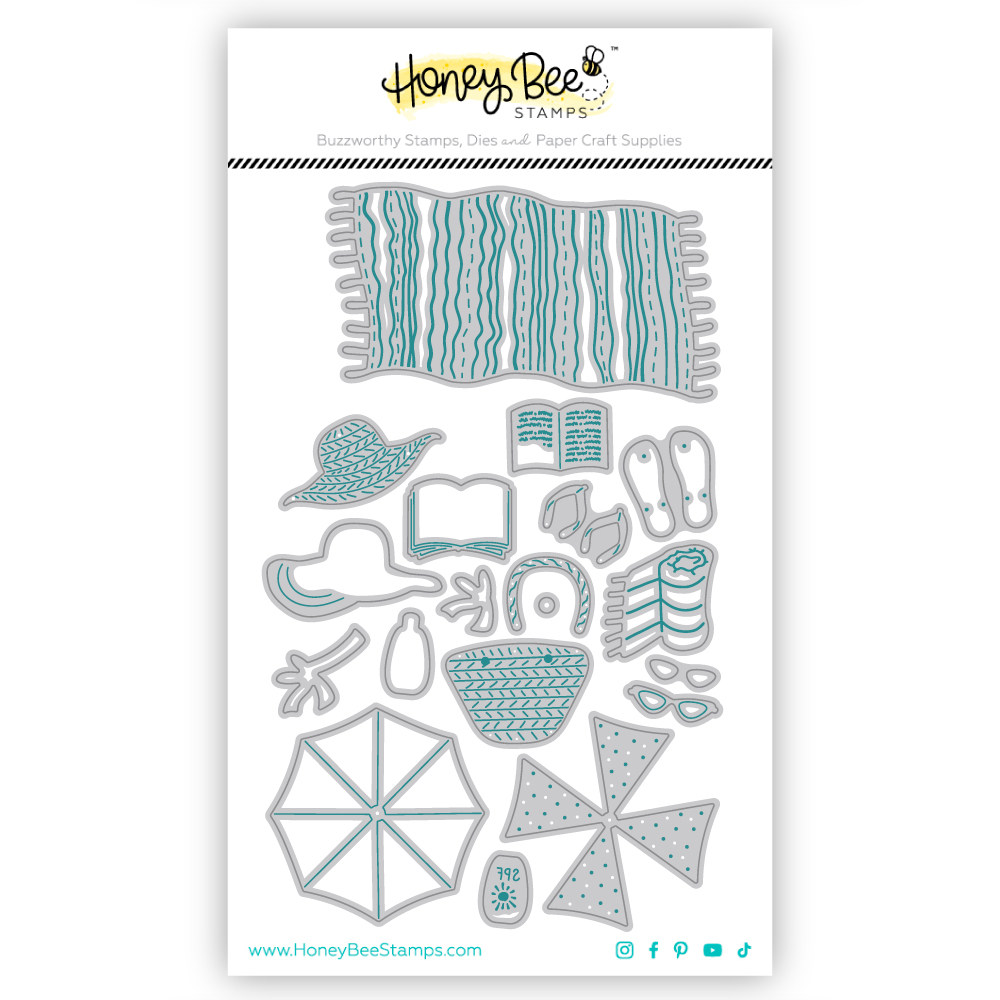 Honey Bee Stamps, Lovely Layers: At The Beach