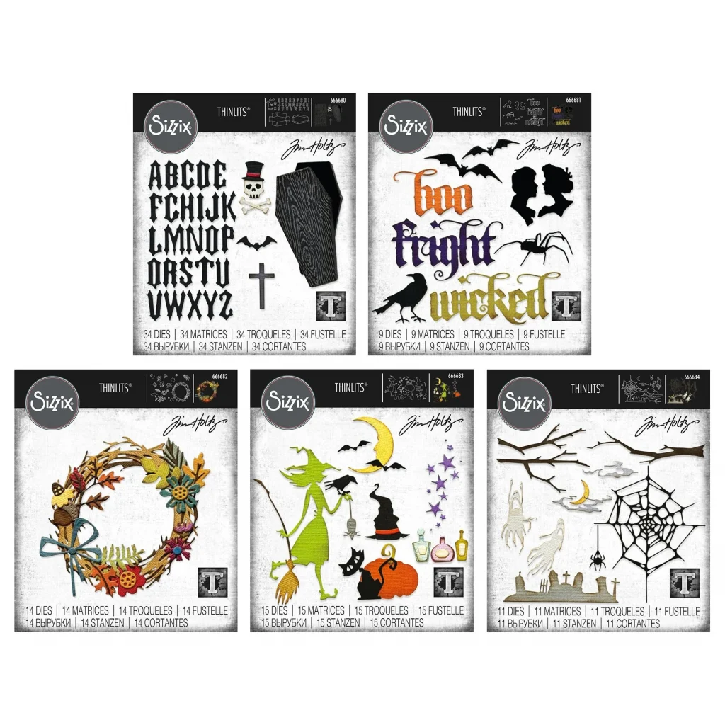 Tim Holtz Sizzix 2024 Halloween Release