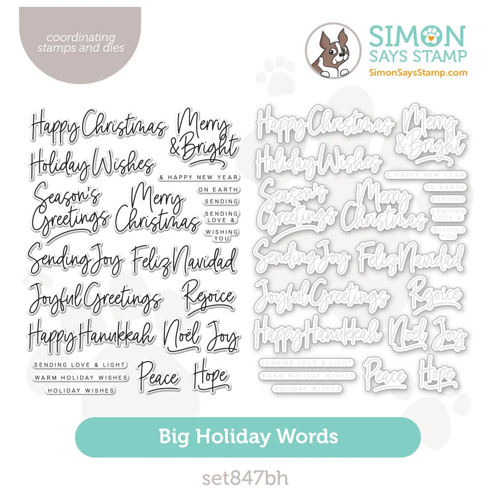 Simon Says Stamp, Big Holiday Words