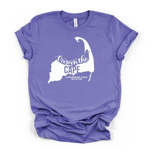 Crop on The Cape crew neck tee