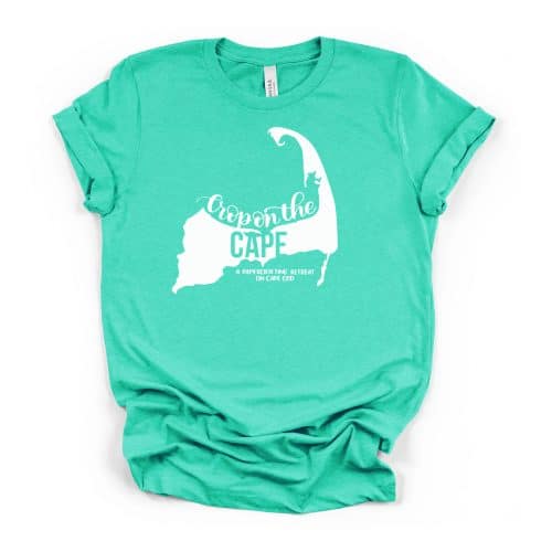 Crop on The Cape crew neck tee