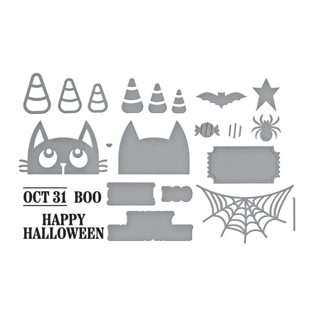 Spellbinders, Not Your Ordinary Card Collection Wendy Vecchi Halloween Add-Ons-