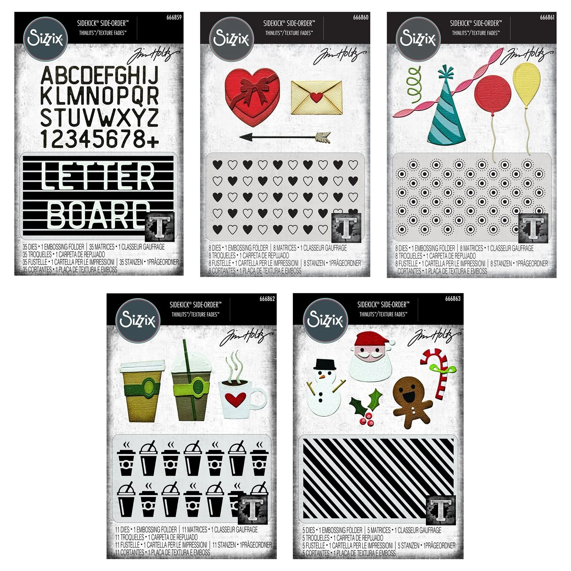 Tim Holtz/Sizzix: Side Bundle Sets