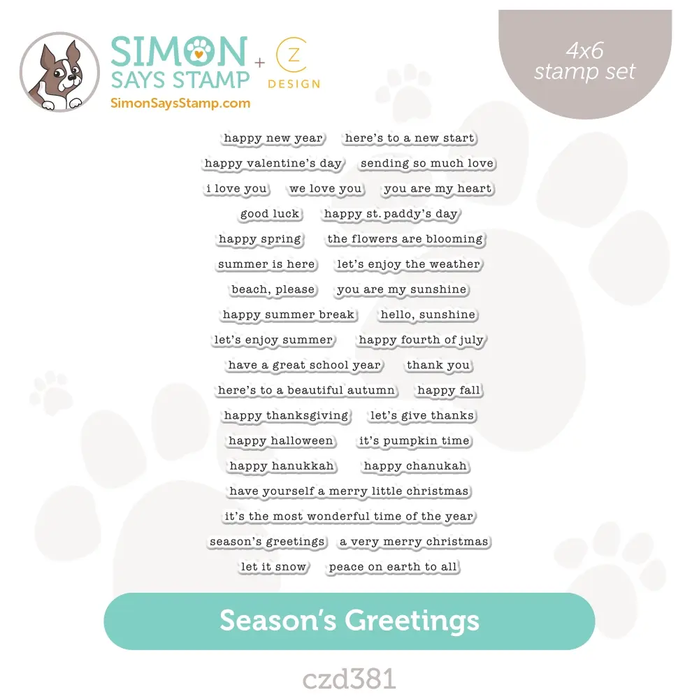 Simon Says Stamp/ CZ Designs, Seasons Greetings