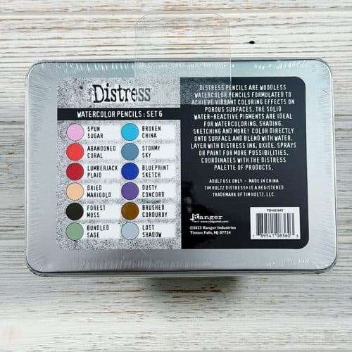 Distress Watercolor Pencils set 6