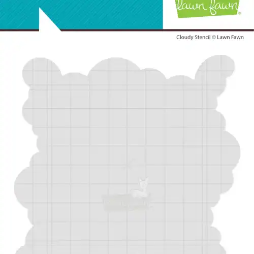 Lawn Fawn Cloudy Stencil