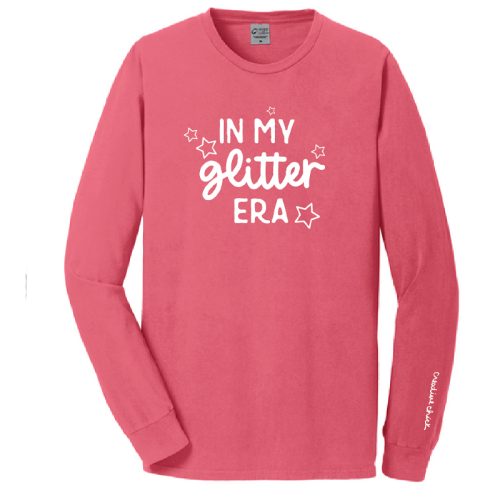 In My Glitter Era long sleeve tee, fruit punch