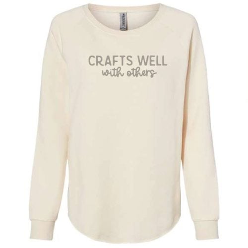 Crafts Well with Others classic fit sweatshirt, bone