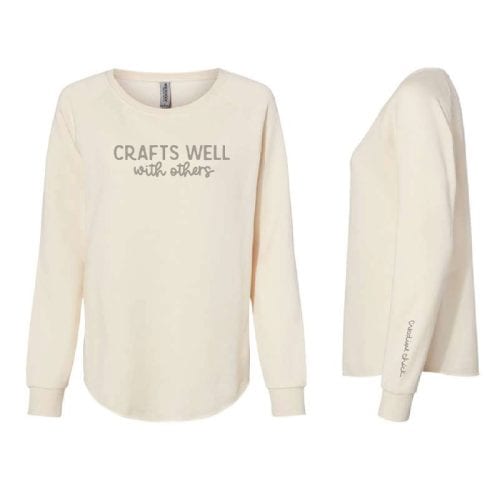 Crafts Well with Others classic fit sweatshirt, bone