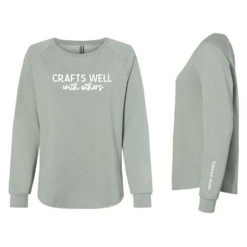 Crafts Well with Others classic fit sweatshirt, sage
