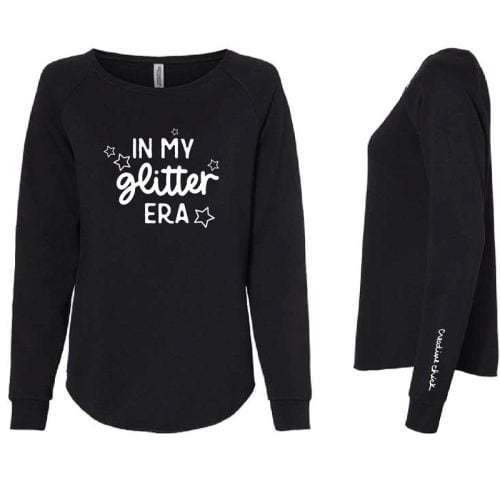 In My Glitter Era classic fit sweatshirt, black