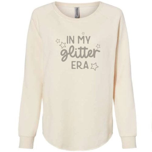 In My Glitter Era classic fit sweatshirt, bone