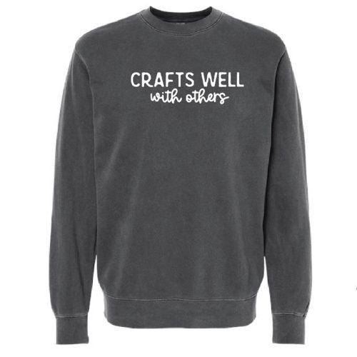 Crafts Well with Others sweatshirt, black