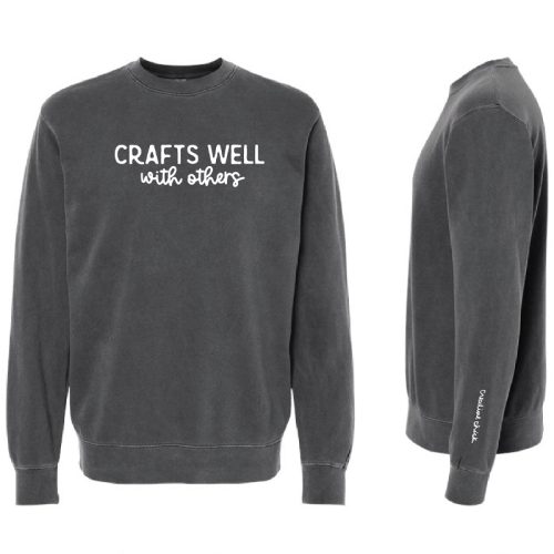 Crafts Well with Others sweatshirt, black