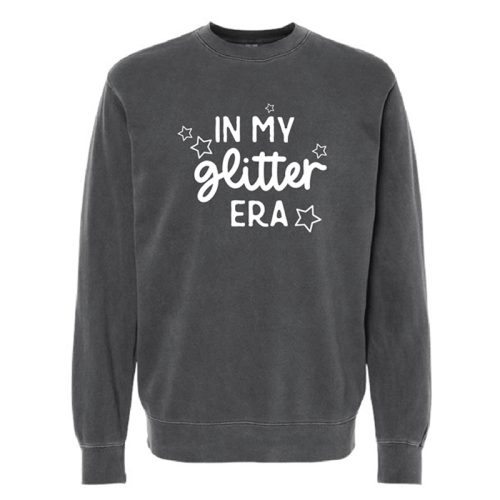 In My Glitter Era sweatshirt, black