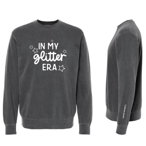 In My Glitter Era sweatshirt, black
